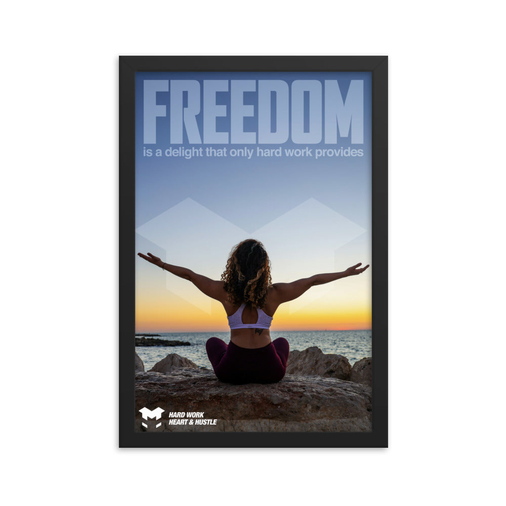 Framed HHH Freedom Poster