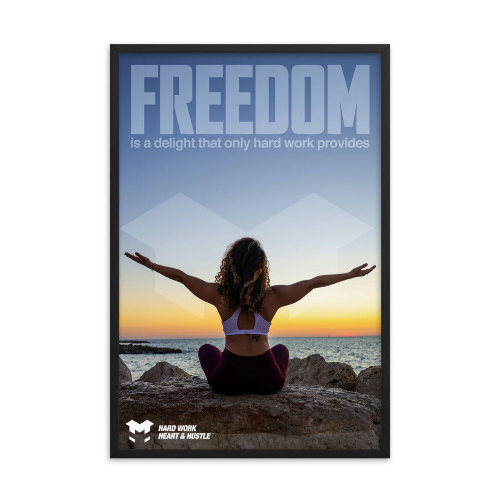 Framed HHH Freedom Poster