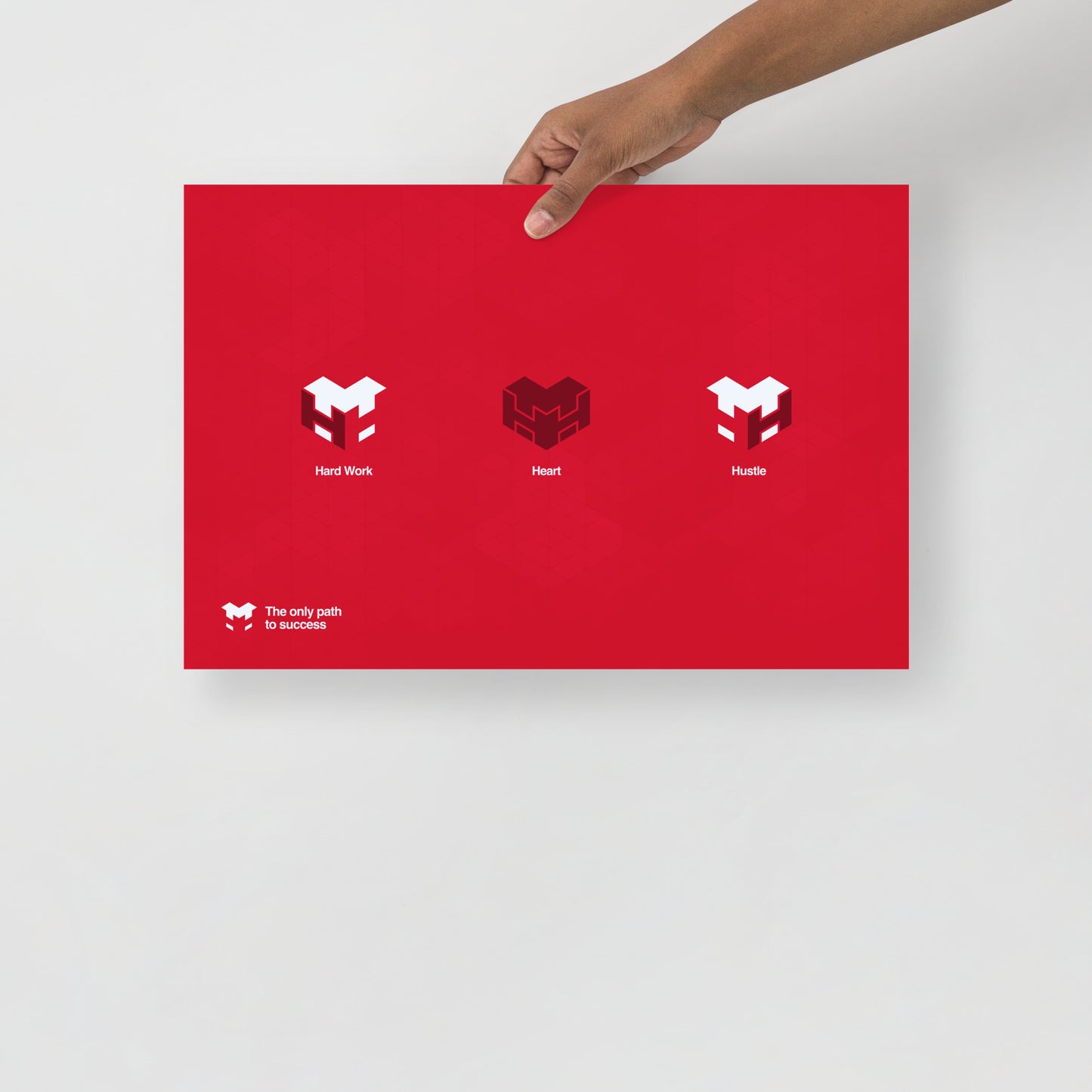 Logo Poster Red