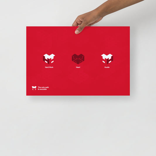 Logo Poster Red