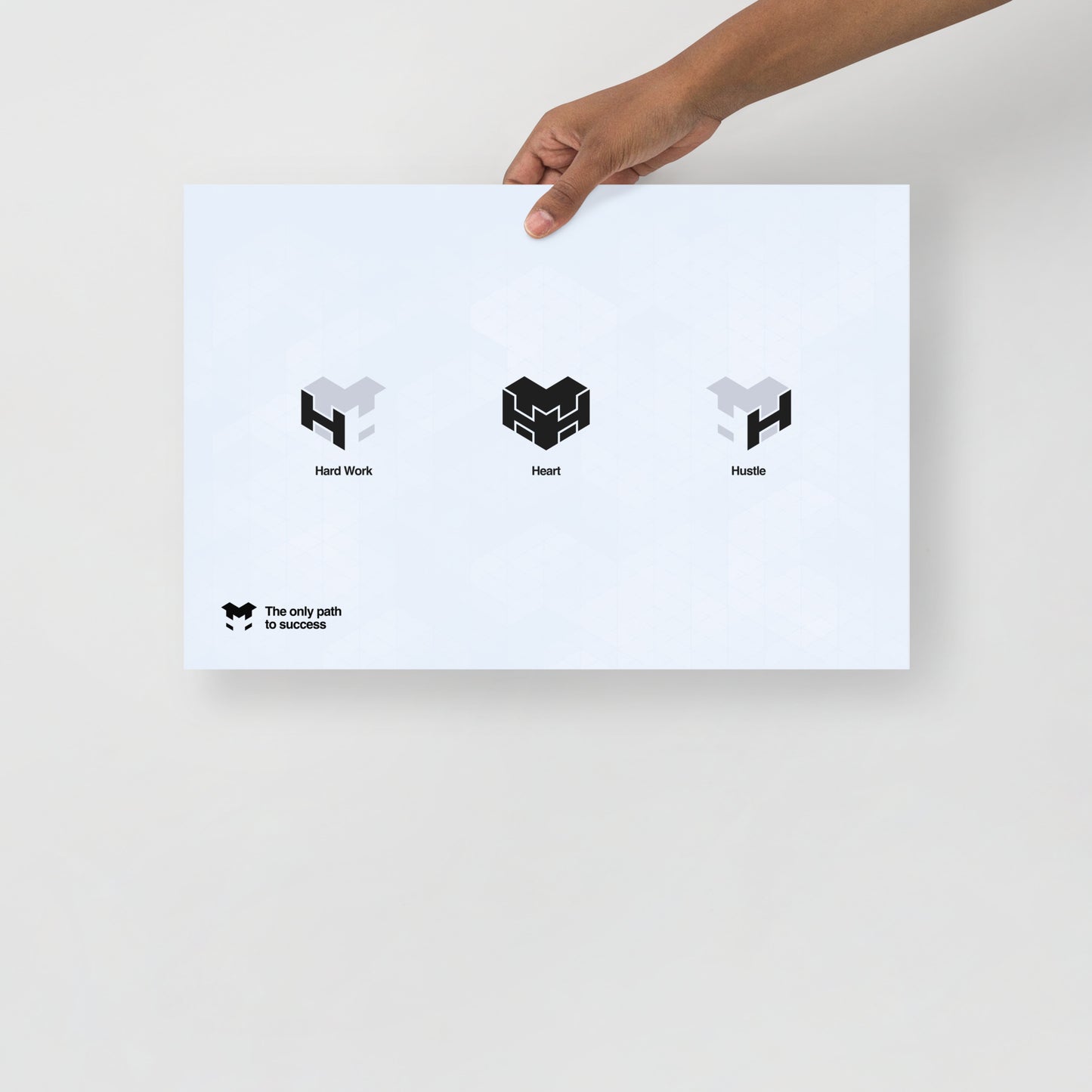 Logo Poster Black and White