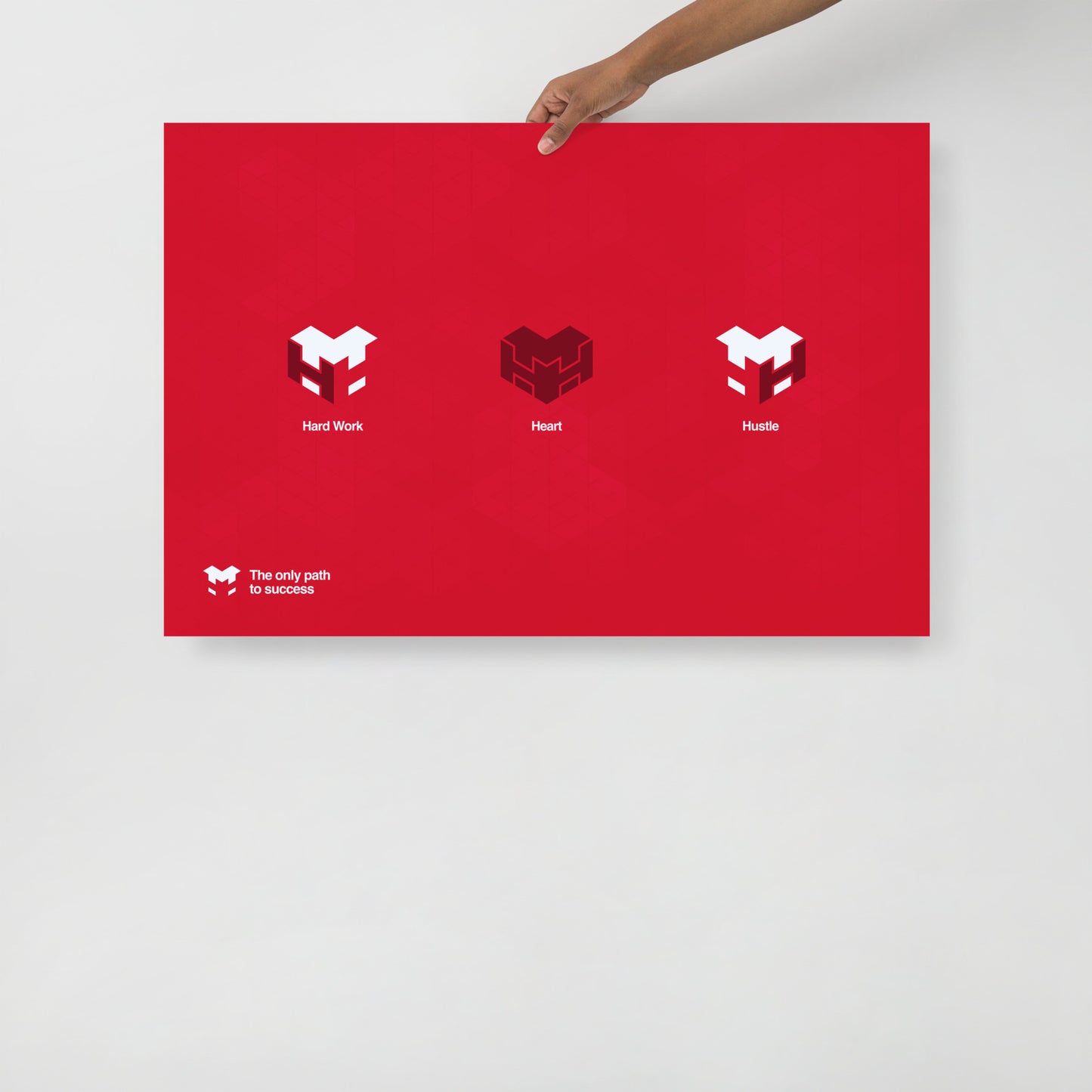 Logo Poster Red