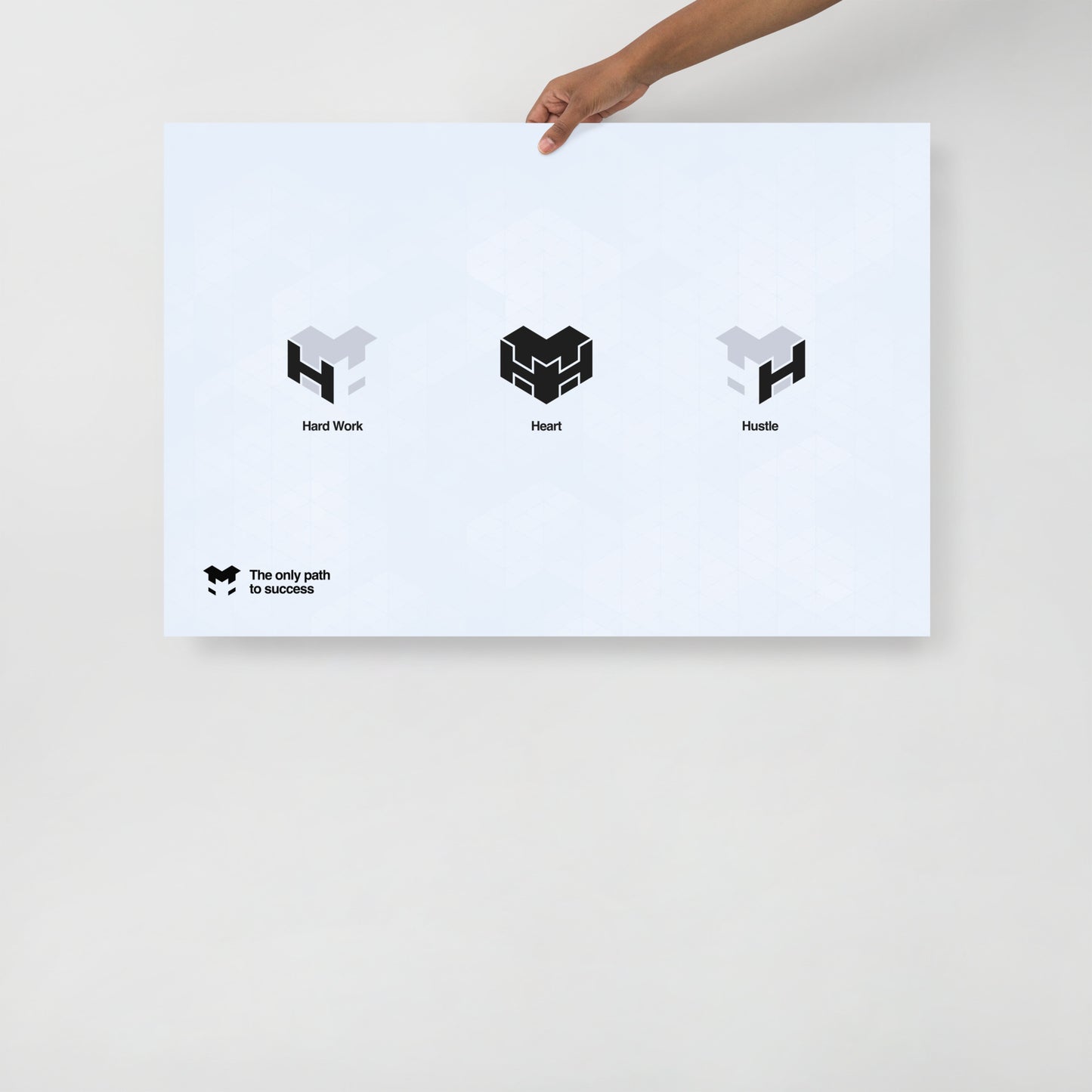 Logo Poster Black and White