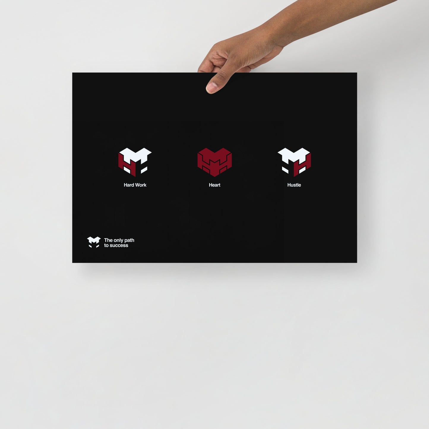 Logo Poster Black