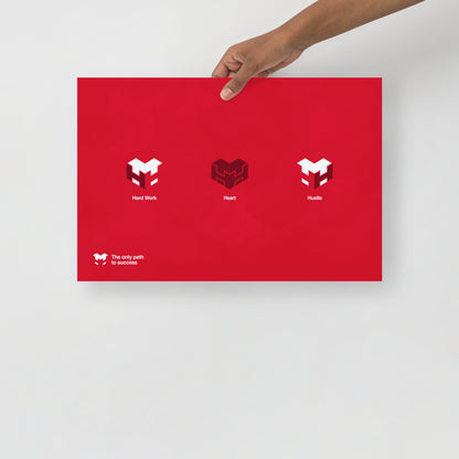 Logo Poster Red