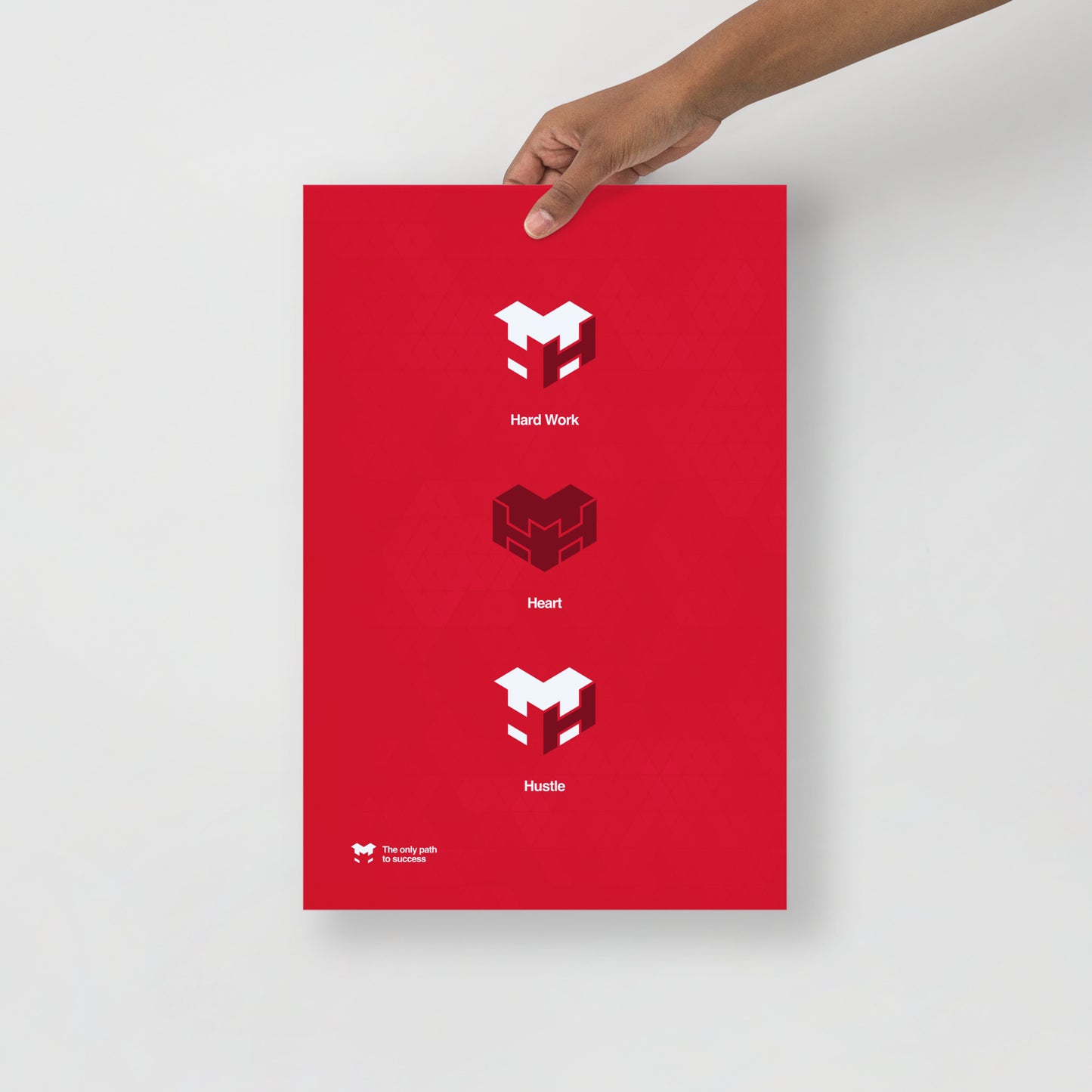Logo Poster Red Vertical