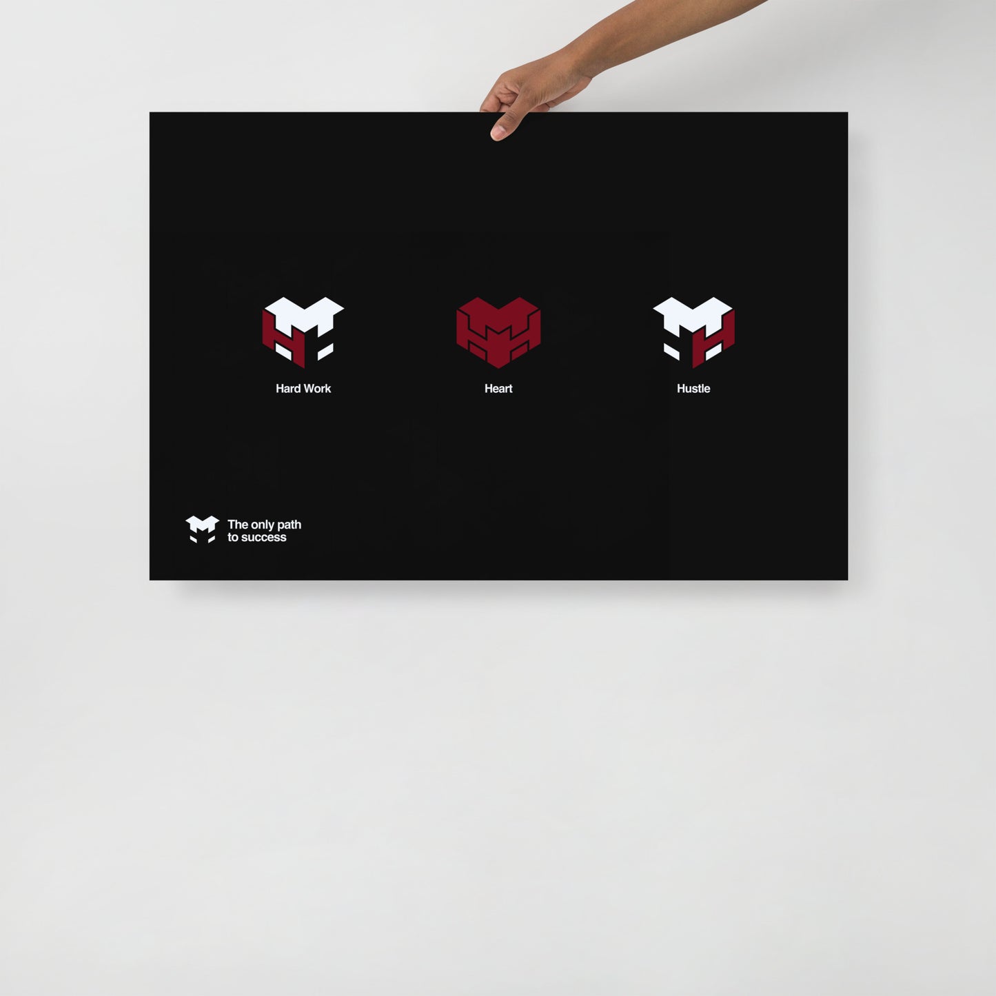 Logo Poster Black