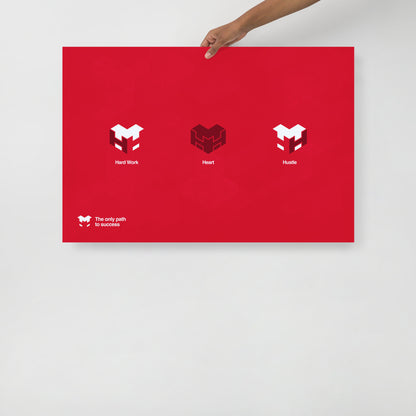 Logo Poster Red