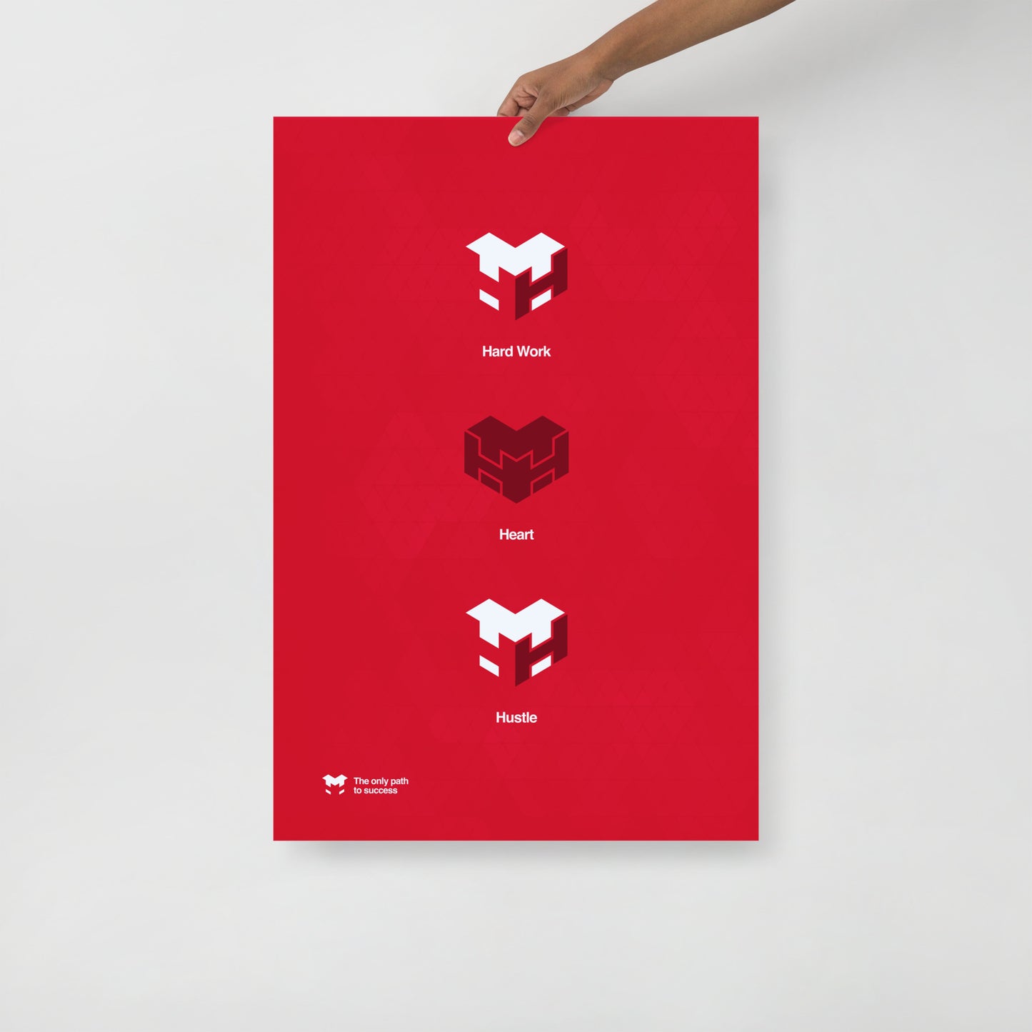 Logo Poster Red Vertical